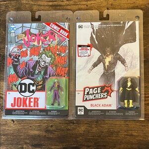 DC Comics/ McFarlane Toys, Lot of 2 Mini Figure + Comic Book